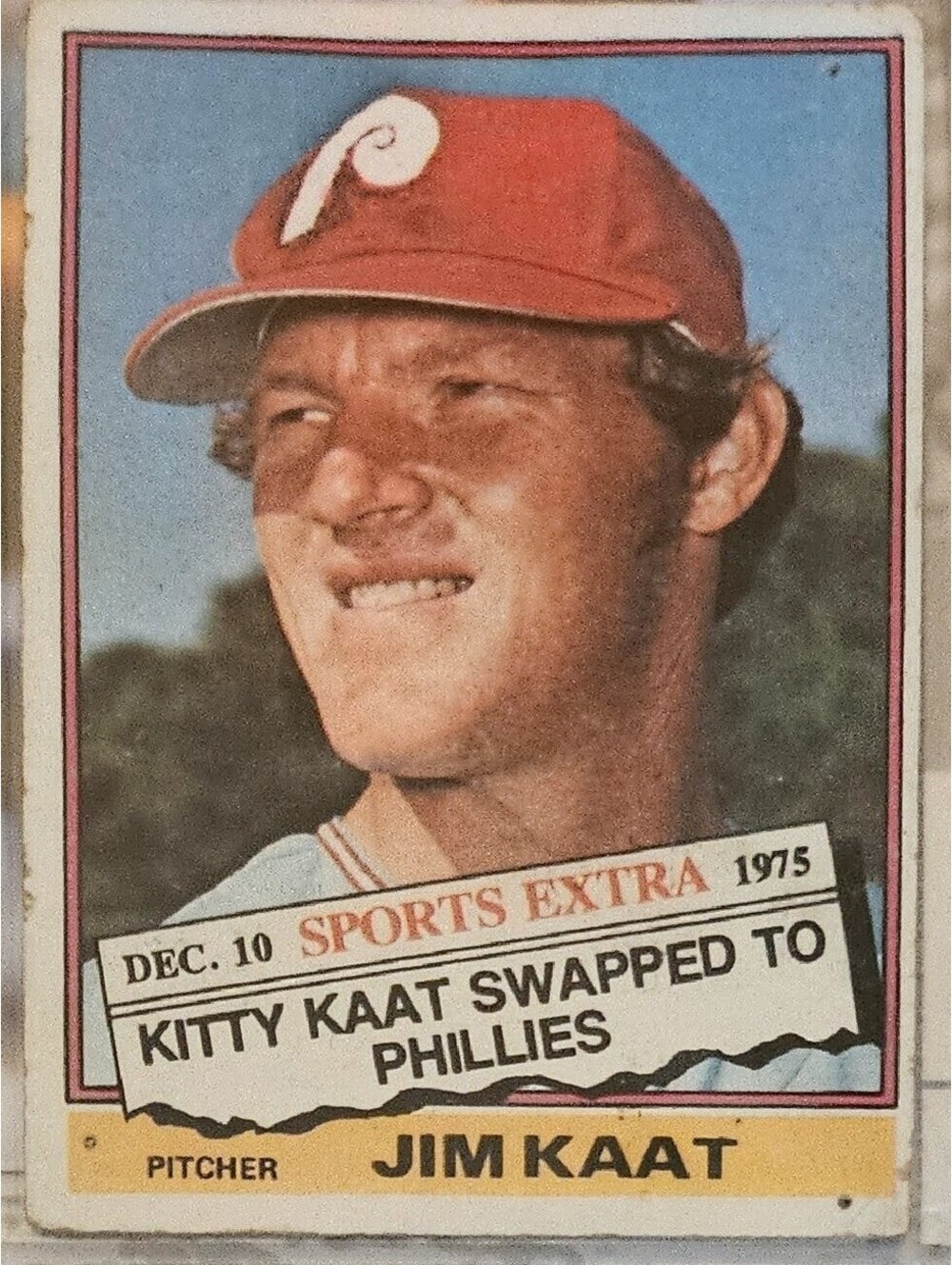 Jim Kaat #80T 1976 Topps Traded - Philadelphia Phillies- as-is